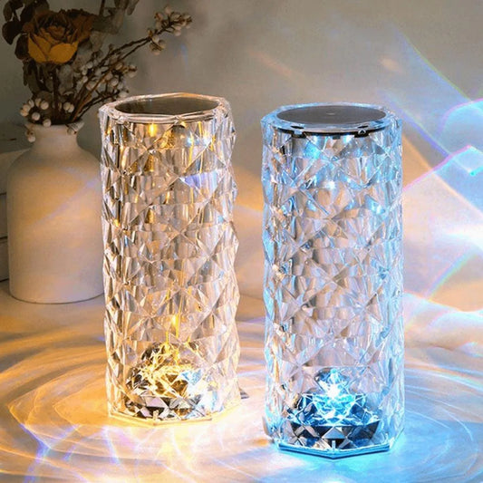 16 Color Daimond Crystal Lamp With Remote LED Crystal Table Lamp (S)