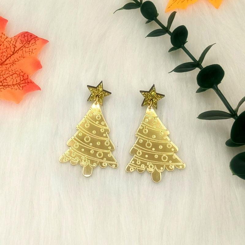 Christmas Soldier Gingerbread Man Earrings Simple