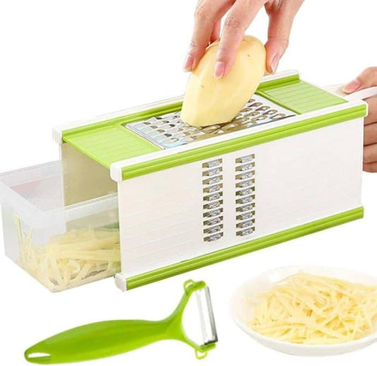 Vegetable Slicer, 4 Sided Vegetable Cutter – Onion Chopper with Container, Professional Food Chopper, Vegetable Cutte