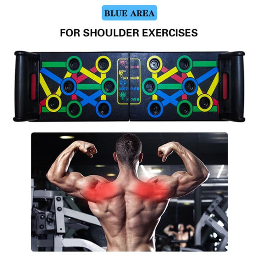 9 in 1 Push Up Board Men &amp; Women Home Gym Body Training Equipment